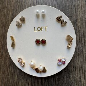 Loft 8 pairs of new earrings